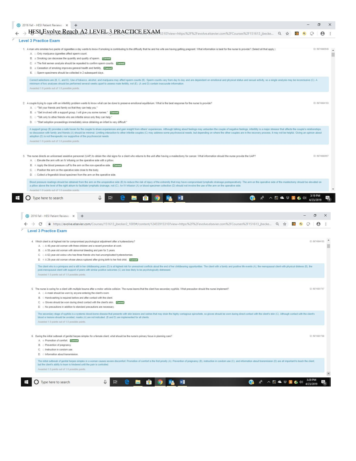 Preview image for HESI Evolve Reach A2 LEVEL 3 PRACTICE EXAM Comprehensive Review ( Screenshots)